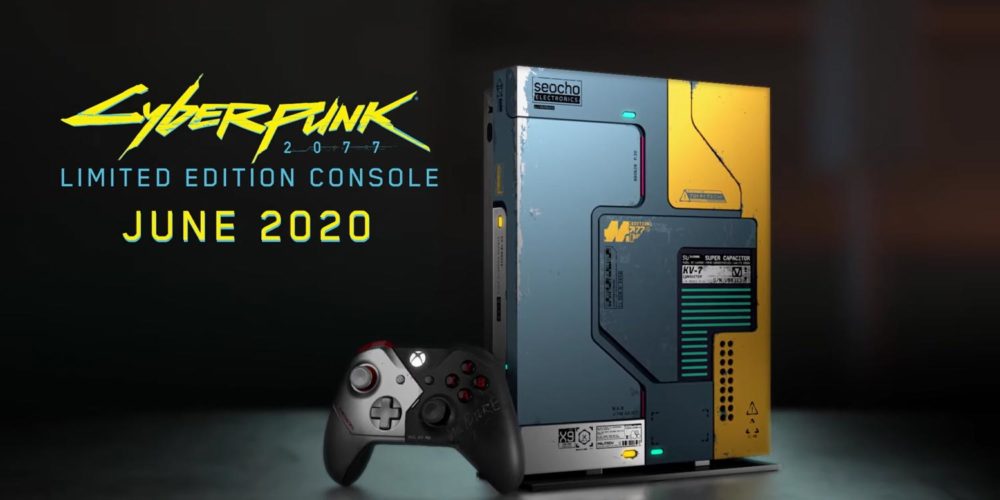 کنسول Xbox One X با طرح Cyberpunk 2077