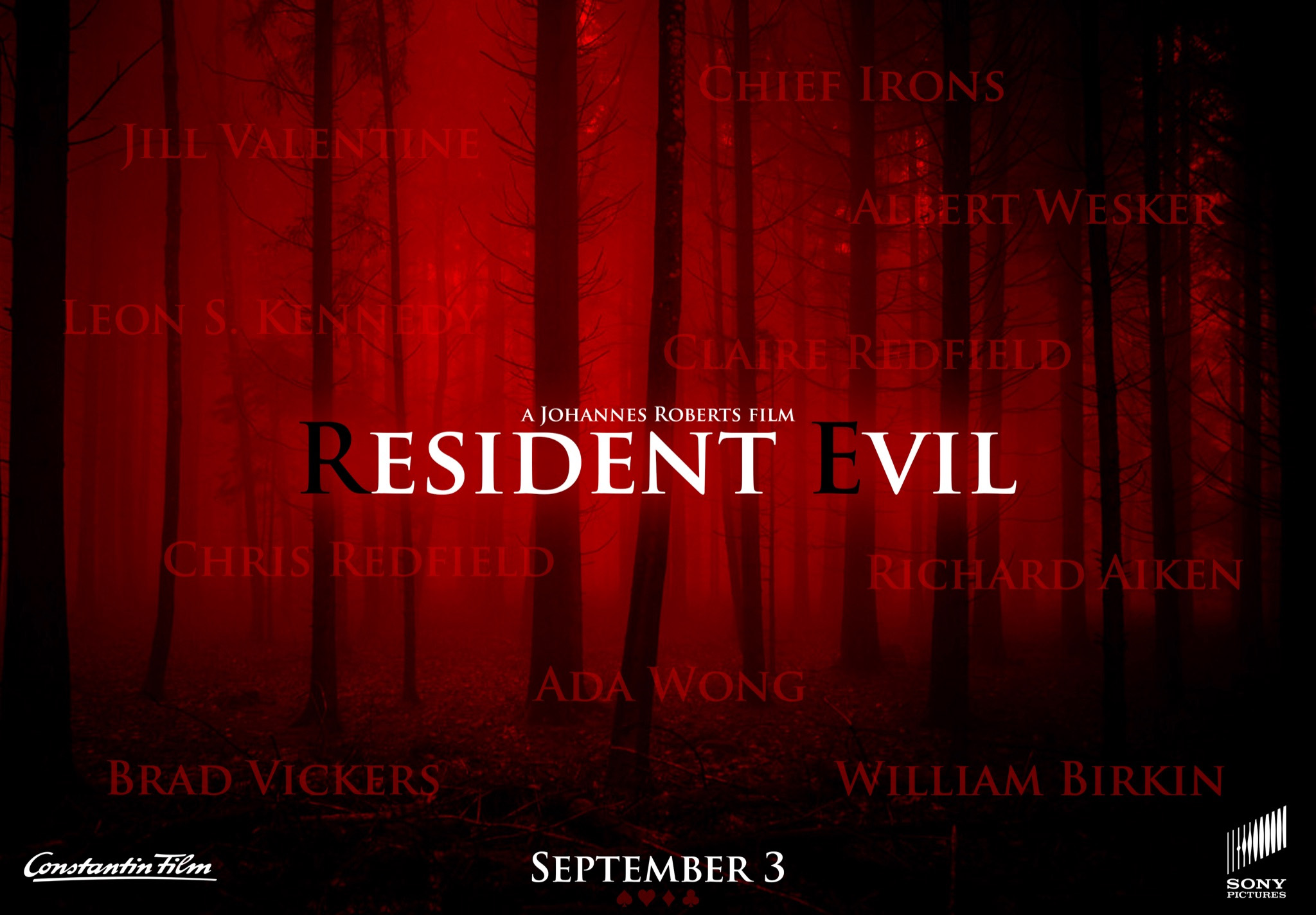 اولین پوستر فیلم Resident Evil