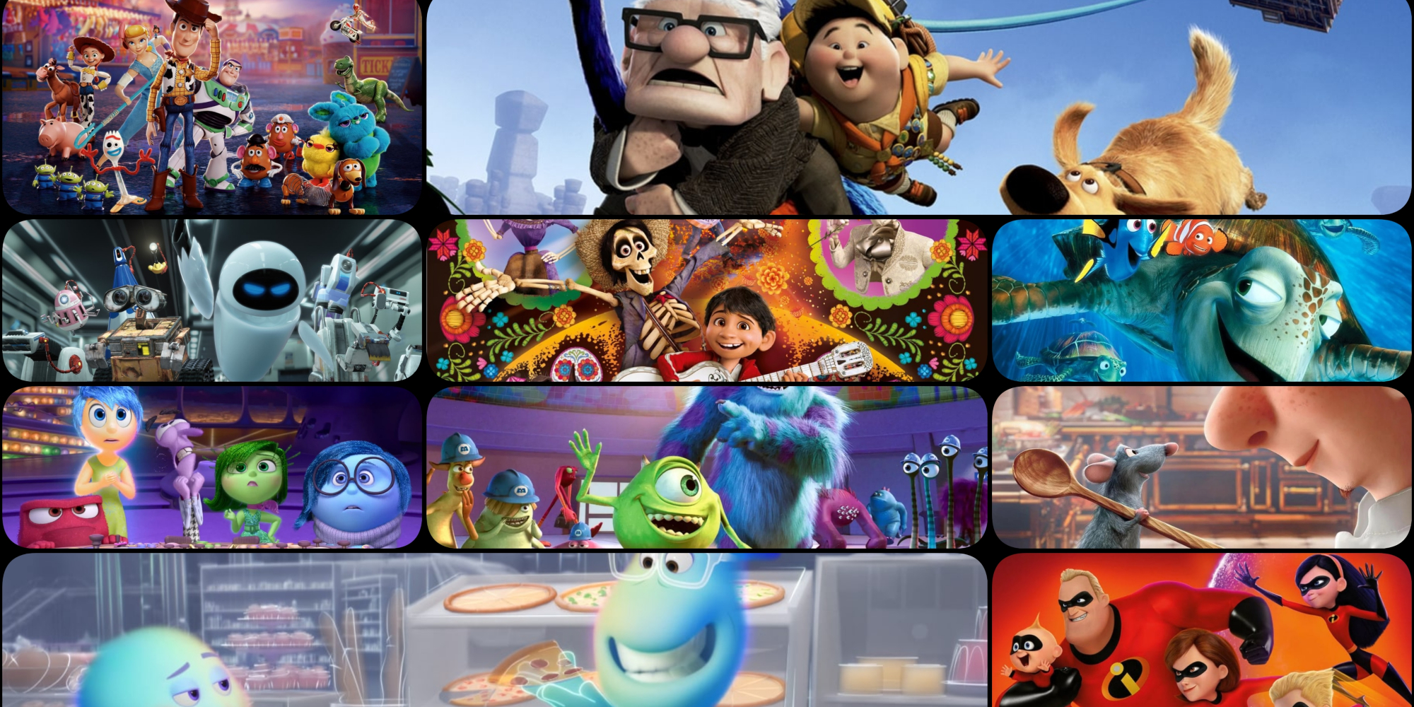 بهترین انیمیشن Pixar