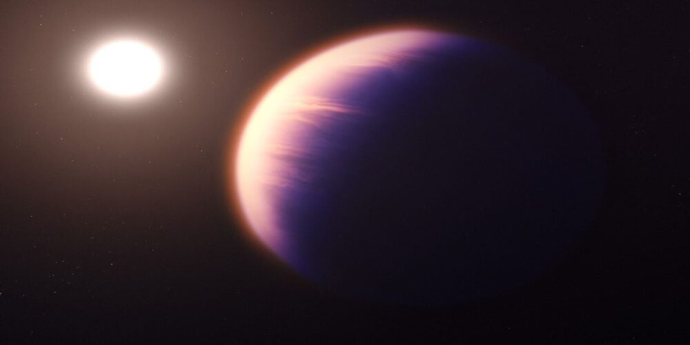 تشخیص دی اکسید کربن در اتمسفر سیاره‌ای دور توسط تلسکوپ فضایی جیمز