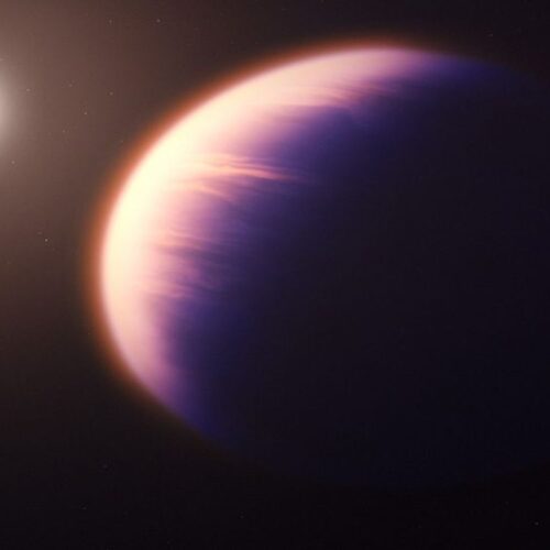 تشخیص دی اکسید کربن در اتمسفر سیاره‌ای دور توسط تلسکوپ فضایی جیمز