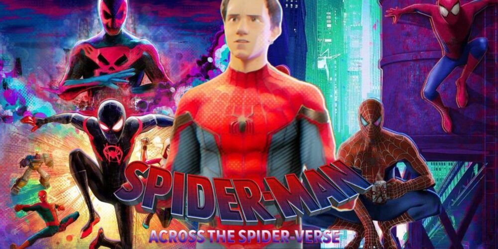 مرد عنکبوتی تام هالند در Spider-Man: Across the Spider-Verse