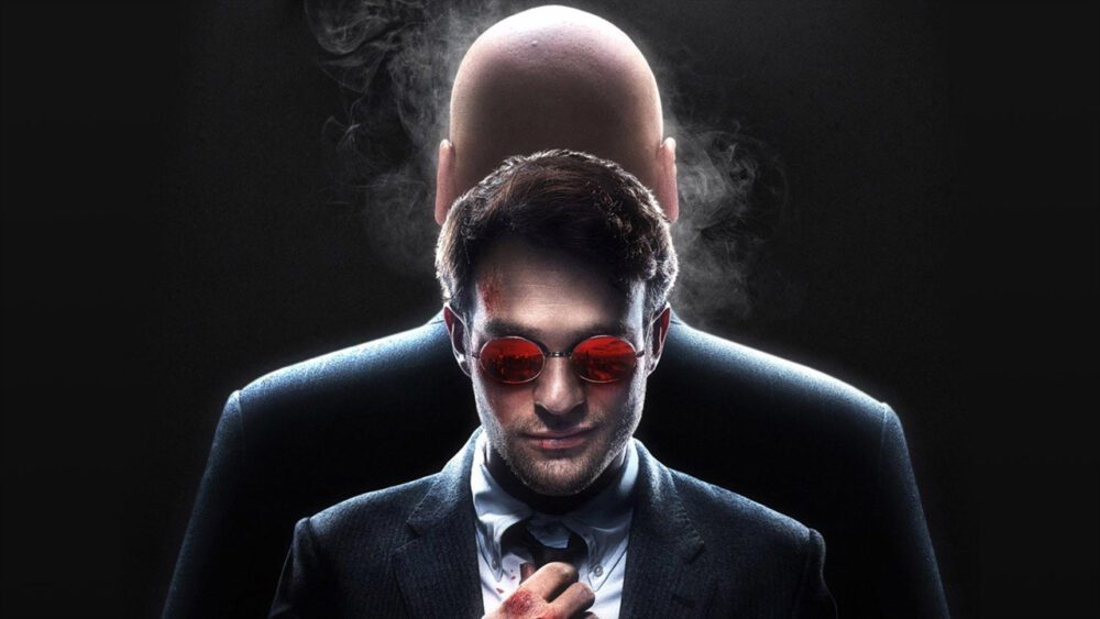 دردویل و کینگ پین در Daredevil: Born Again