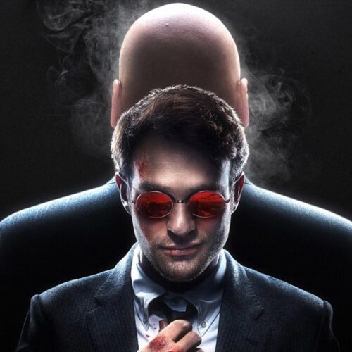 دردویل و کینگ پین در Daredevil: Born Again