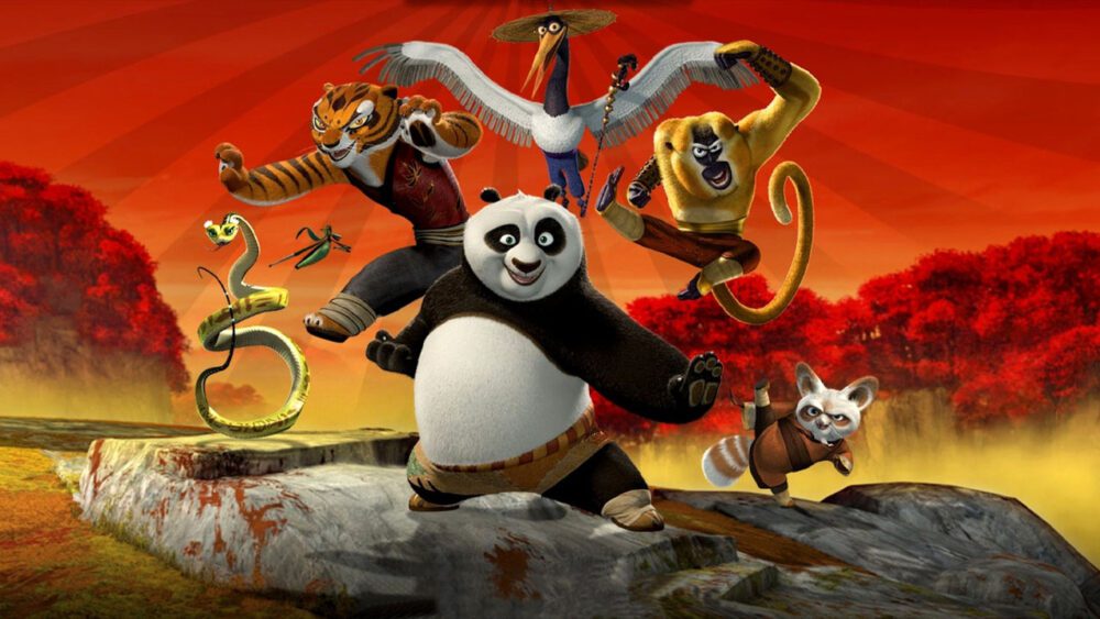 پنج خشمگین در انیمیشن Kung Fu Panda 4