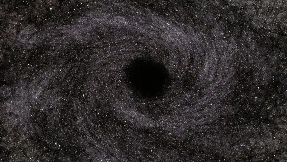نقشه سیاه‌چاله‌های پرجرم فعال