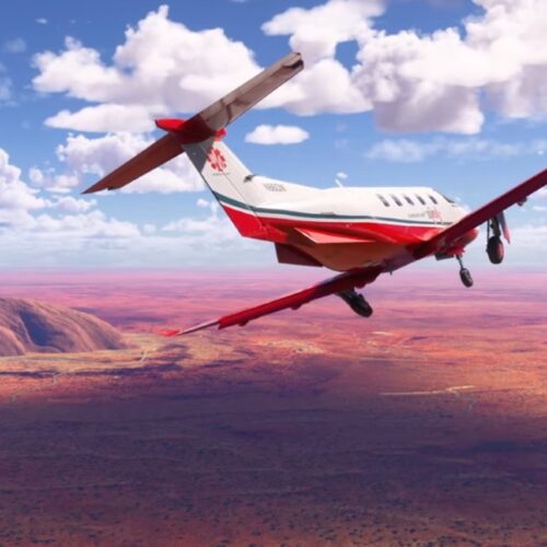 عرضه Flight Simulator