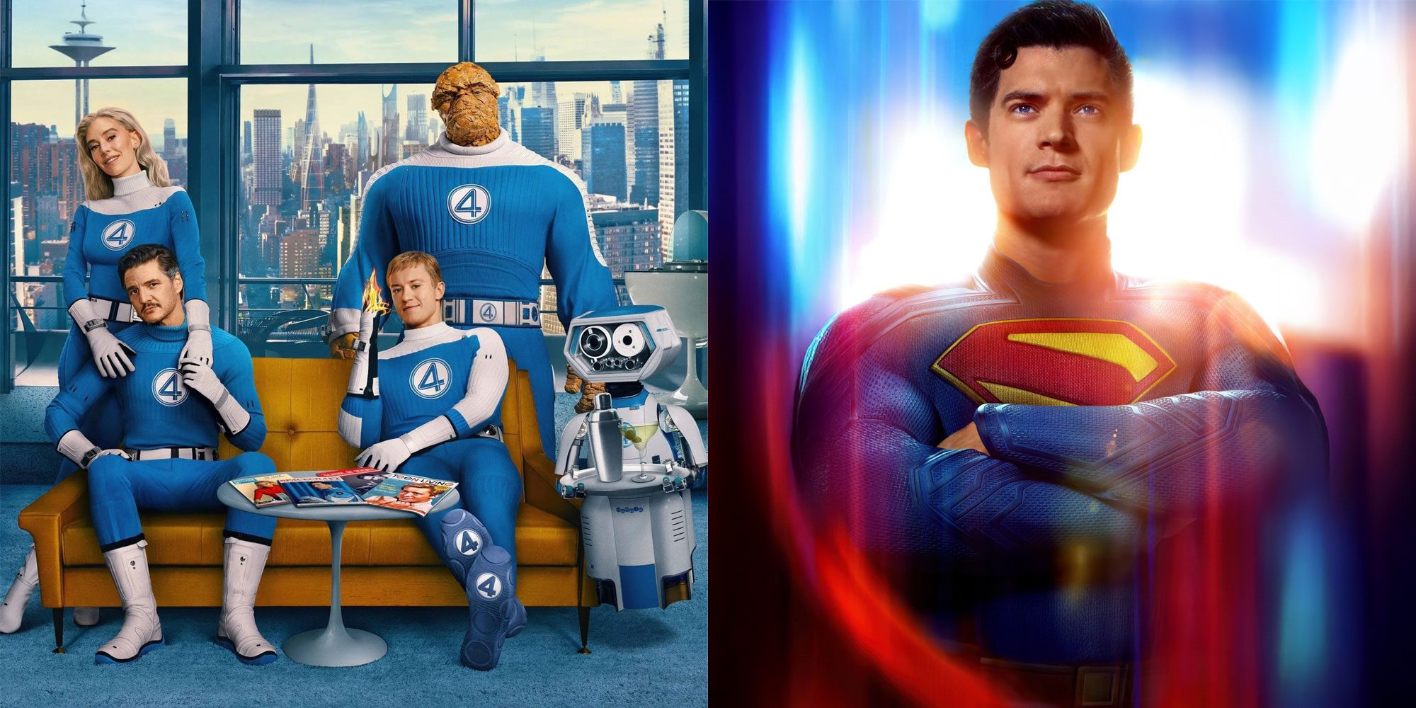 مقایسه Superman و The Fantastic Four